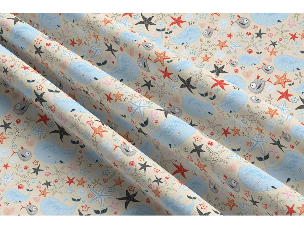 Náhradní potah do jídelní židličky mořský svět